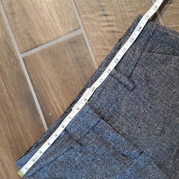 CABi Speckled Tweed Wide Leg Trouser Pants Women Size 6 - Picture 8 of 12